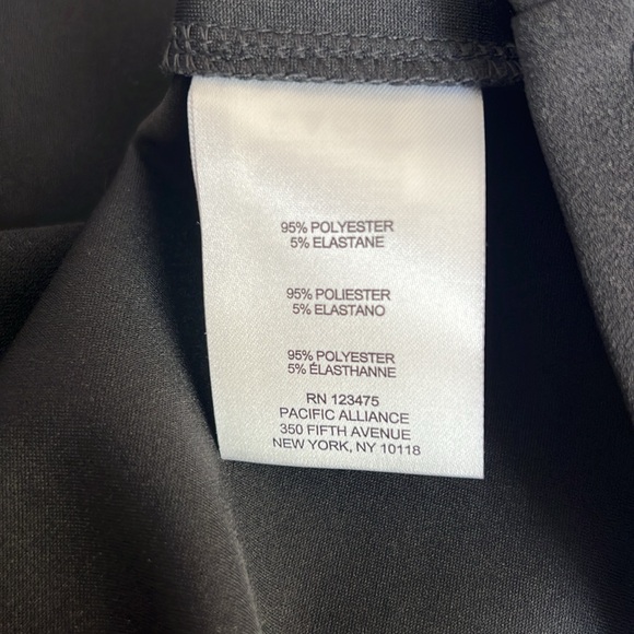 Ellen Tracy Black Short Sleeve Top Large NWT - Picture 6 of 6